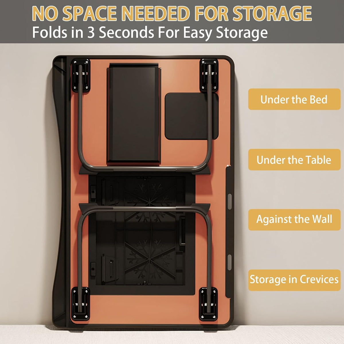 Adjustable Laptop Desk for Bed with 6 Different Angles